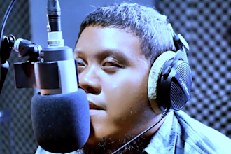 record myself as a blind bahasa indonesia male voice over
