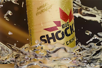 3d soda can animation, beverages video, water stimulation and energy drink ads