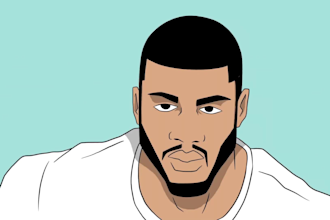 create 2d cartoon animation video, 2d music video, rive character animation