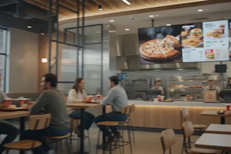 design digital menu ,digital menu board or animated menu