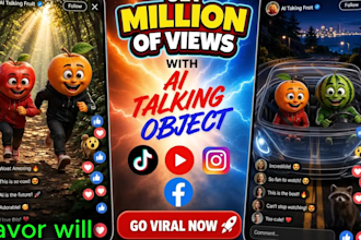 viral ai talking fruit ai talking characters 3d animation tiktok youtube videos
