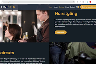 build a stunning salon and beauty spa website using wordpress and elementor
