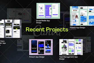 do ui ux design, web app design,and mobile app design in figma