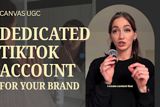 build and run a dedicated tiktok account for your brand