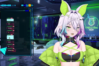 design and rig custom 2d live2d vtuber model for vtube studio rigging expression