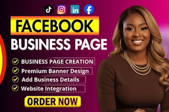 create and setup facebook business page