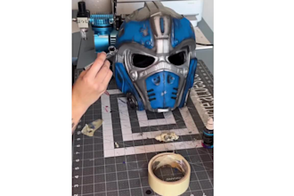 3d print, paint and ship custom cosplay helmet or mask wearable prop stl