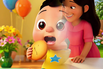 create 3d ai nursery rhyme and poem videos for kids