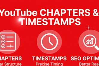 create timestamps and chapters for your video