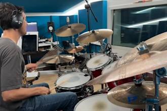 record professional funk drum tracks in my studio