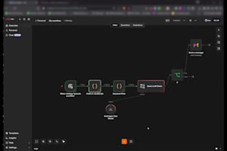 build a custom automation using python n8n make slack or zapier