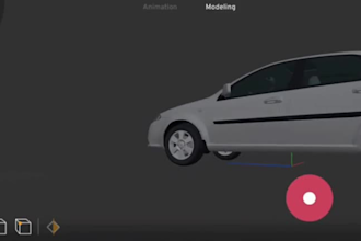 model and animate 3d car and vehicle modeling for unreal engine and game unity