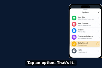 build whatsapp ai chatbot for bookkeeping and invoices