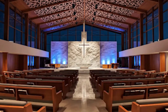 create cgi 3d church interior and exterior design with photorealistic rendering