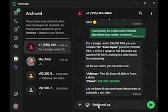 develope ai whatsapp, website chatbot, using n8n , rag, pinecone,  automation