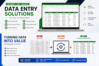 do accurate data entry