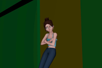 make a stylized 3d animation of your 3d character