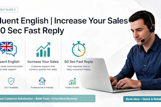 be your professional live chat support agent and customer service representative