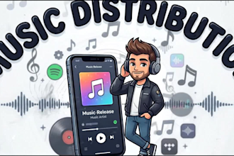 distribute music to spotify, apple music, deezer, tidal etc, music distribution