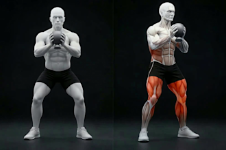 do high converting fitness promo animation for personal trainers and gyms