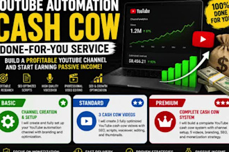 create a profitable youtube automation cash cow channel for you