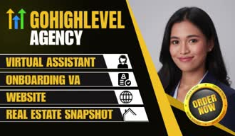 be gohighlevel va expert pro setup ghl agency website snapshot whitelabel crm
