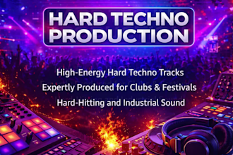 be your hard techno and edm ghost producer for original music production