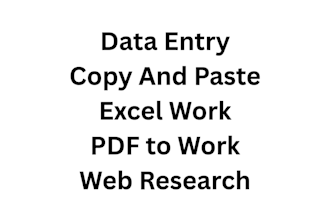 do1data entry2typing and copy paste work