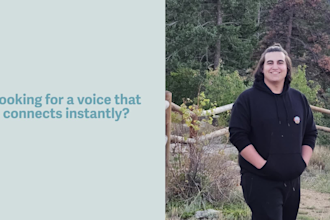 narrate professional voice overs for companys and creators