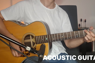 record professional electric and acoustic guitar tracks