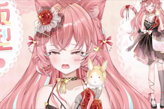 design vtuber model design, anime style art and  vtuber rigging for streaming