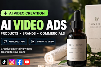 create ai video ads ai product videos ai commercials