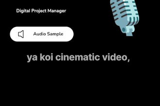 do high quality hindi voiceover and dubbing