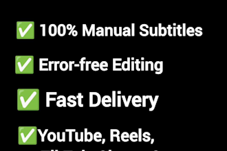 add accurate subtitles, captions, and srt files for your videos