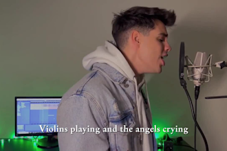 male cover singer pop vocalist rock singer singer songwriter and custom singer