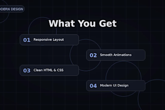 design modern ai landing pages