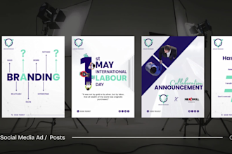 design editable instagram post, poster, meta ads design