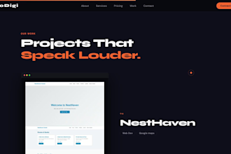 build a modern frontend website