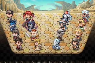 create rpg maker mv, mz, vx ace sprites, battle sprites and custom character