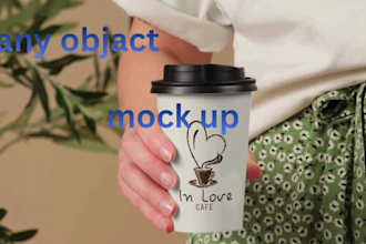 design realistic 3d product mockup