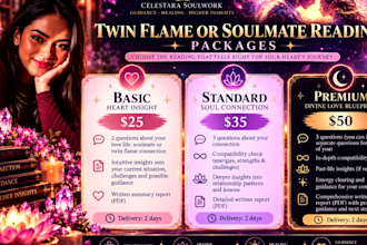 do a twin flame or soulmate reading and psychic love guidance