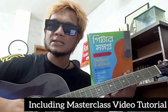 teach complete beginners with a guitar learning book
