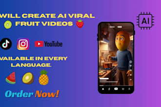 create viral ai fruit video