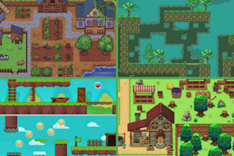 pixel art tileset rpg game top down assets sprite sheet background tilemap