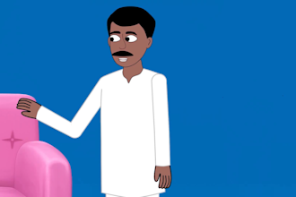 create a professional 2d animation in moho animation