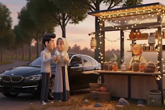 create custom interactive disney 3d pixar style cartoon kids ai animation video