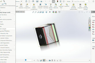 do solidworks plastic design for injection molding with dfm analysis