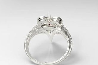 design custom 3d jewelery model with realistic rendering