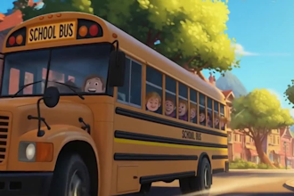 create 3d animation video, 3d cartoon animation, animated music