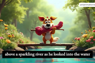 create stunning ai animated stories, ai video art, 3d cartoon for kids